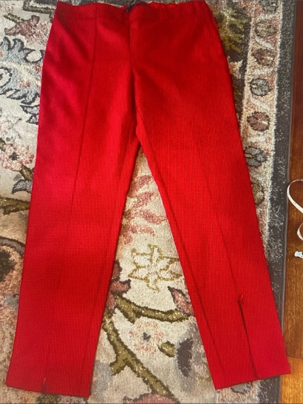 Mango Red Women’s Tailored Trousers